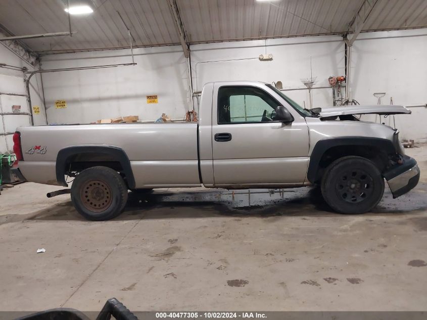 2006 Chevrolet Silverado 1500 Work Truck VIN: 3GCEK14V86G179730 Lot: 40477305