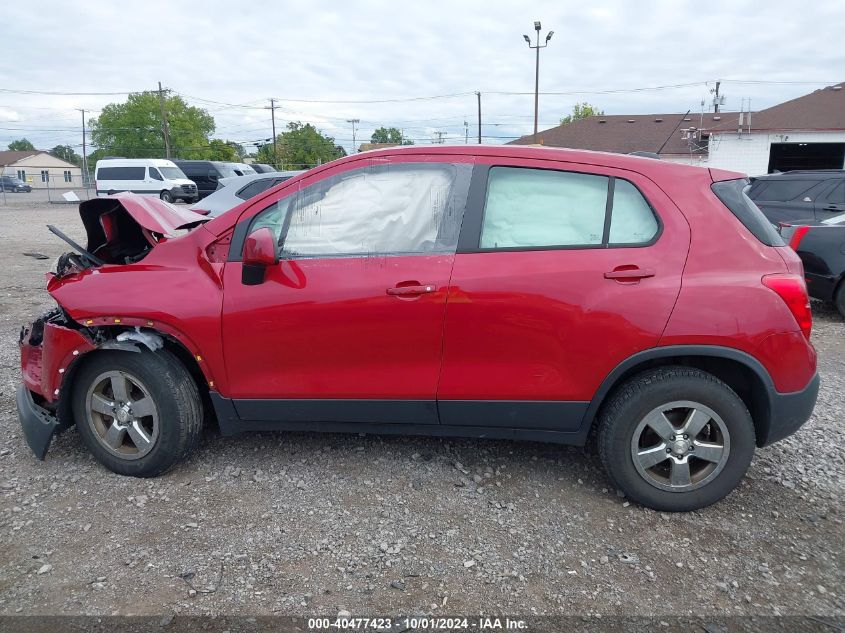 2015 Chevrolet Trax 1Ls VIN: KL7CJPSBXFB068074 Lot: 40477423