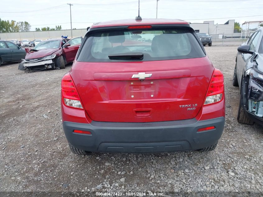 2015 Chevrolet Trax 1Ls VIN: KL7CJPSBXFB068074 Lot: 40477423