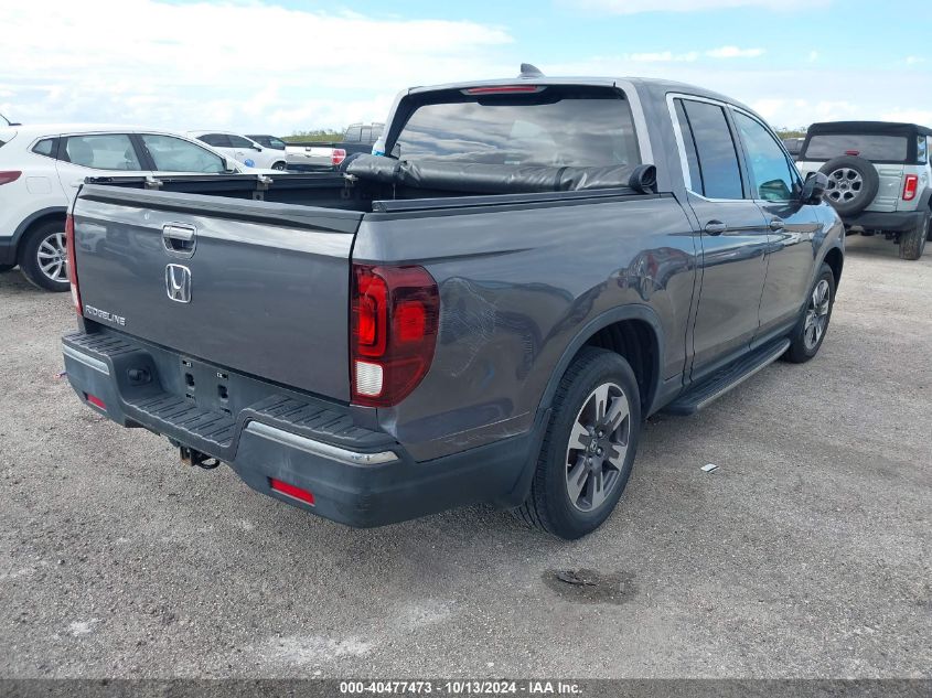 VIN 5FPYK2F68JB001444 2018 Honda Ridgeline, Rtl-T no.4