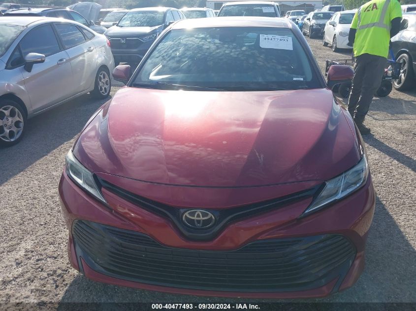 2019 Toyota Camry Le VIN: 4T1B11HKXKU750000 Lot: 40477493