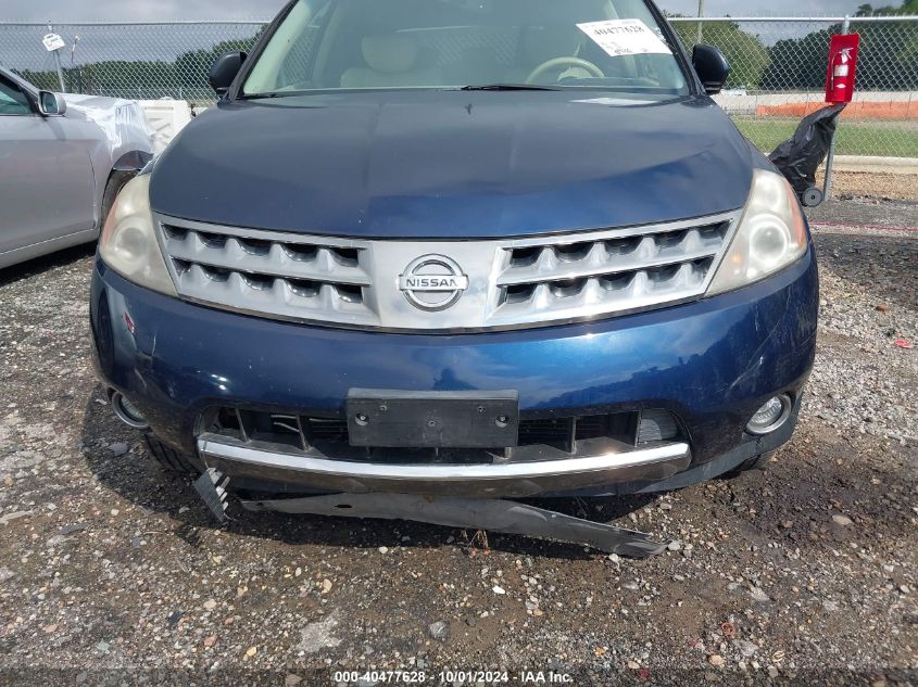 JN8AZ08W17W645481 2007 Nissan Murano Sl