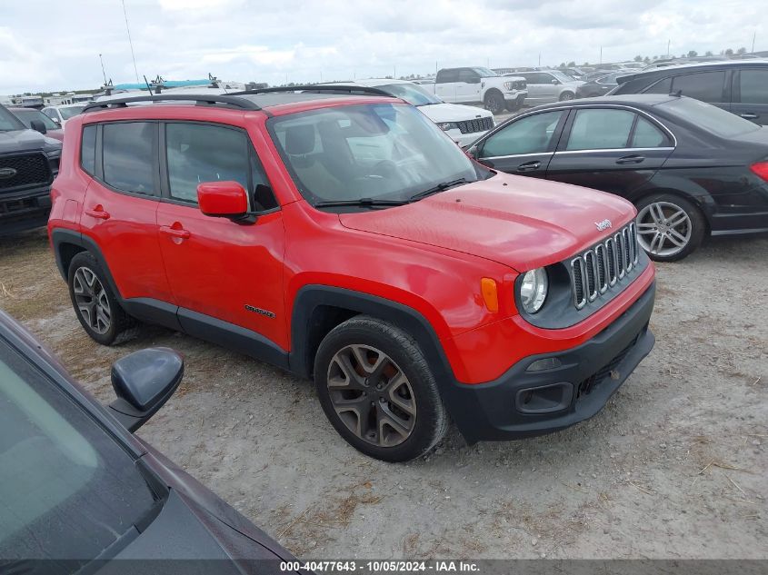 VIN ZACCJABT4GPD84103 2016 JEEP RENEGADE no.1