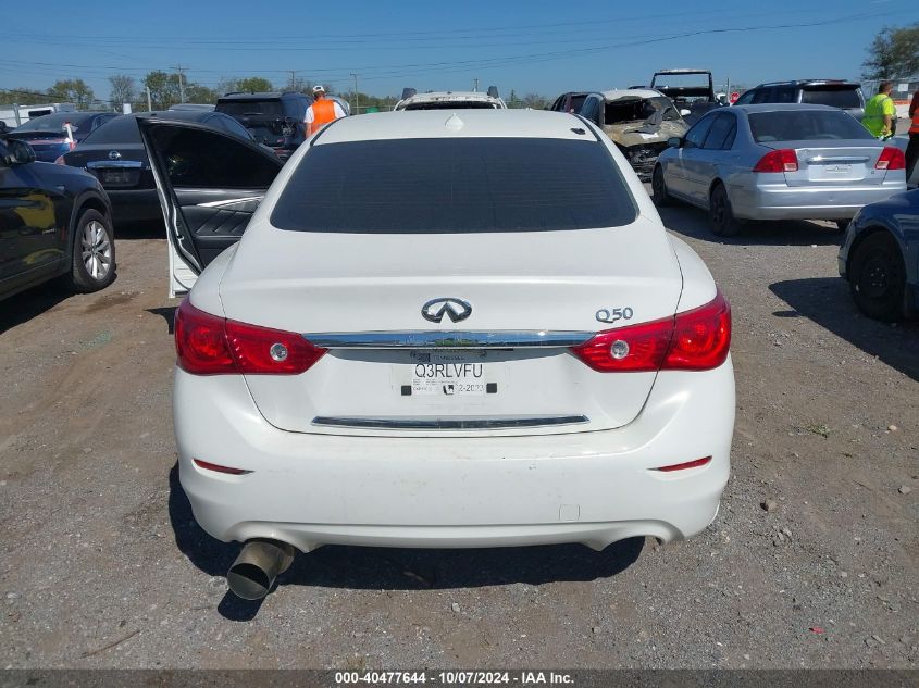 2015 Infiniti Q50 Premium VIN: JN1BV7AP4FM346393 Lot: 40477644