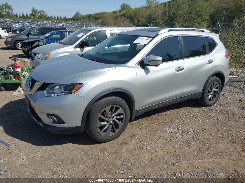 5N1AT2MV2GC914140 2016 NISSAN ROGUE - Image 2