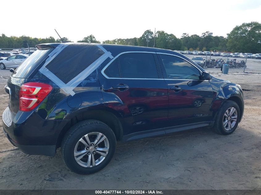 2GNALBEK5G1151004 2016 Chevrolet Equinox Ls