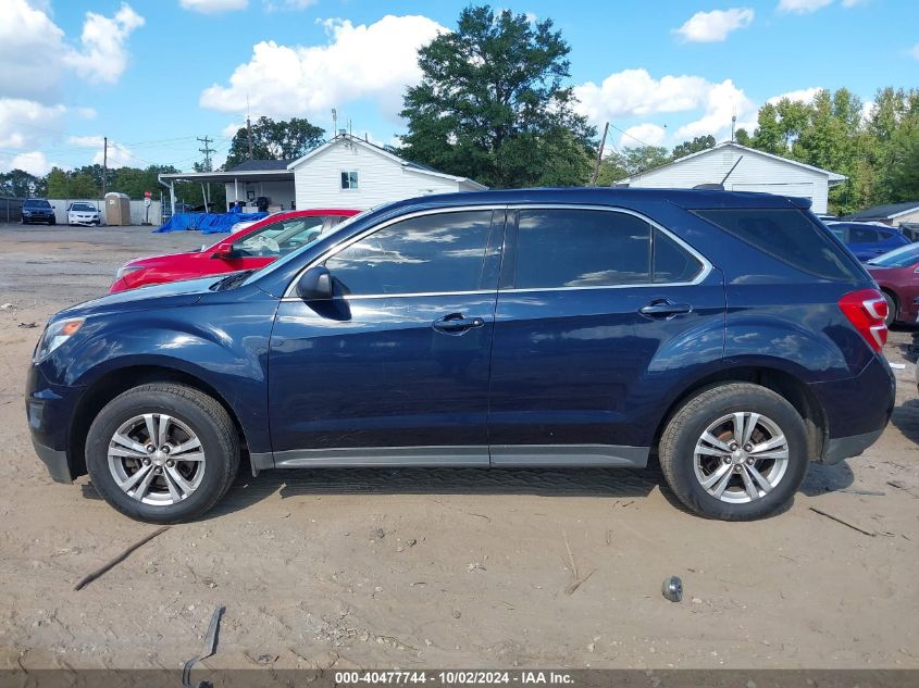 2GNALBEK5G1151004 2016 Chevrolet Equinox Ls