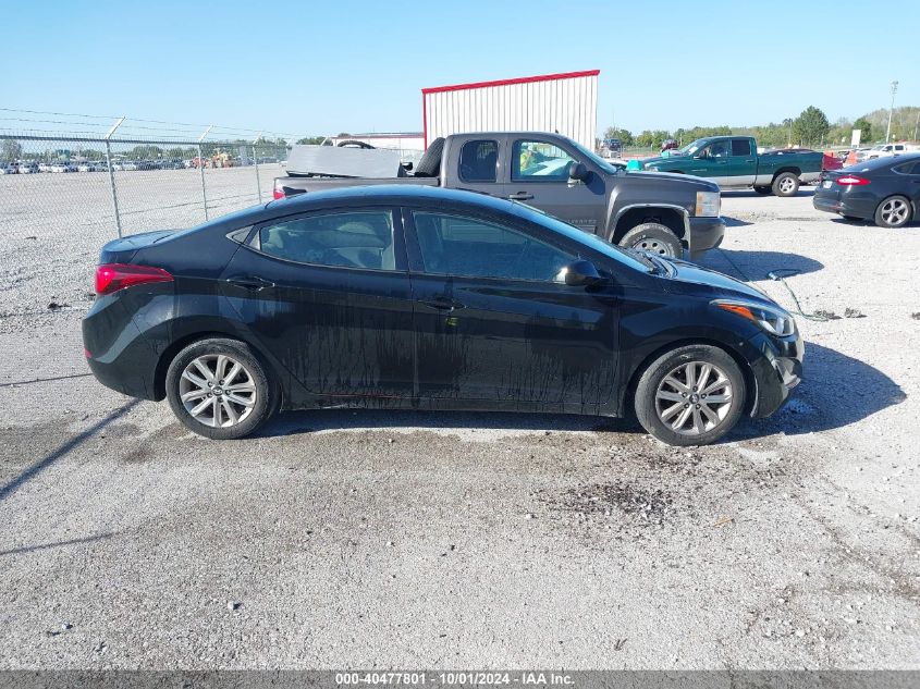 2016 Hyundai Elantra Se VIN: 5NPDH4AE7GH779888 Lot: 40477801