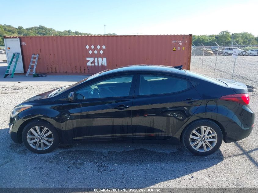 2016 Hyundai Elantra Se VIN: 5NPDH4AE7GH779888 Lot: 40477801