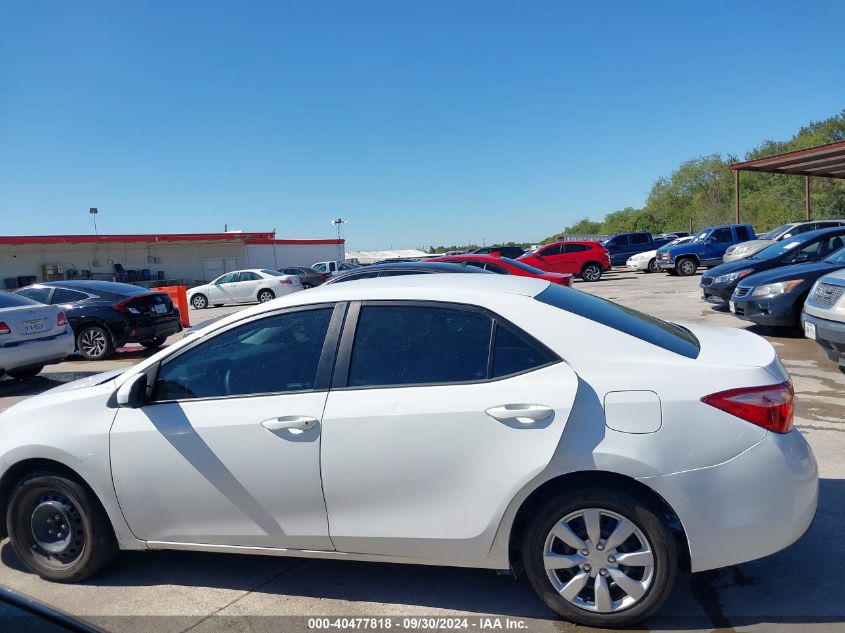 2018 Toyota Corolla Le VIN: 5YFBURHE6JP821936 Lot: 40477818