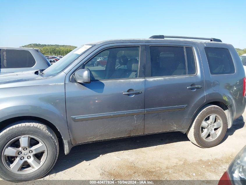 2009 Honda Pilot Ex-L VIN: 5FNYF48509B041395 Lot: 40477834