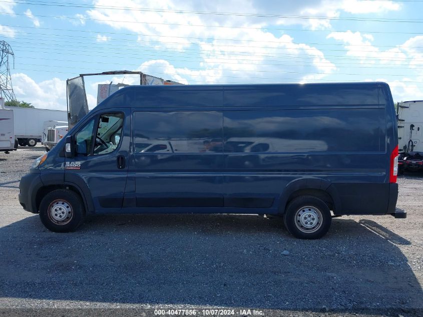 2019 Ram Promaster 3500 Cargo Van High Roof 159 Wb Ext VIN: 3C6URVJGXKE548640 Lot: 40477856