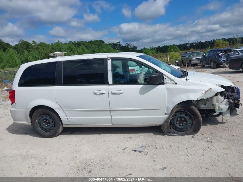 2017 Dodge Grand Caravan Se VIN: 2C4RDGBG4HR725844 Lot: 40477854