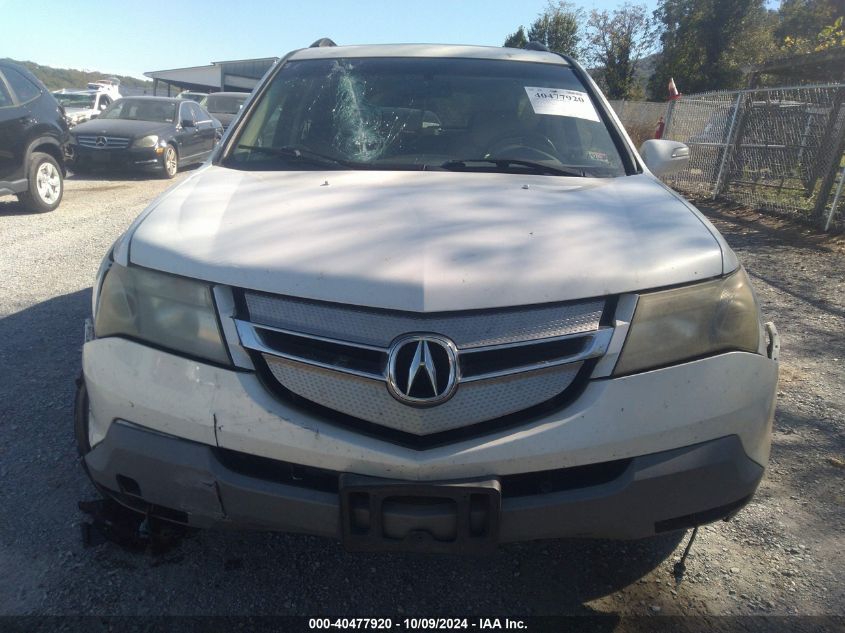 2008 Acura Mdx VIN: 2HNYD28268H530175 Lot: 40477920