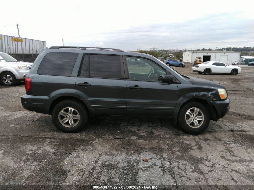 2005 Honda Pilot Ex-L VIN: 5FNYF18655B050627 Lot: 40477927