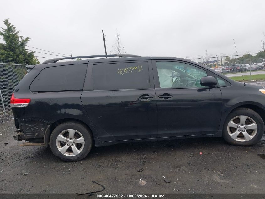 2014 Toyota Sienna Le V6 8 Passenger VIN: 5TDKK3DC4ES441692 Lot: 40477932