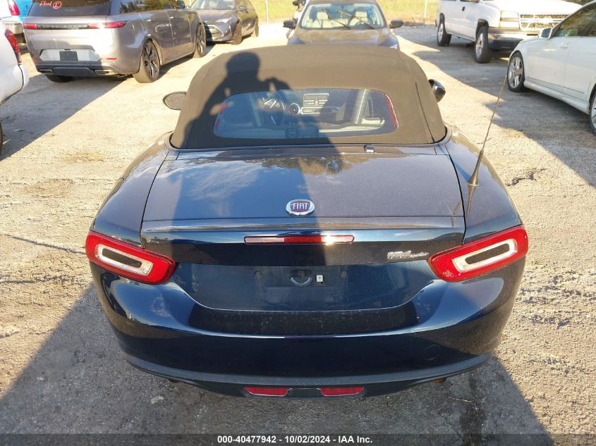 JC1NFAEK4J0136182 2018 Fiat 124 Spider Classica