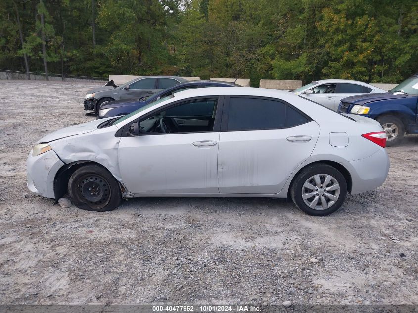 2016 Toyota Corolla L/Le/Le Pls/Prm/S/S Pls VIN: 2T1BURHE8GC490835 Lot: 40477952