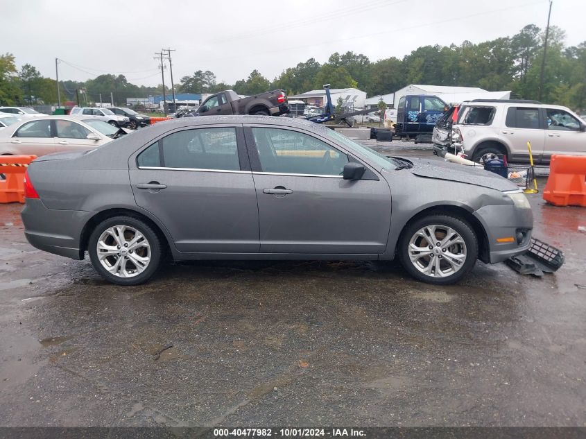 2012 Ford Fusion Se VIN: 3FAHP0HAXCR325051 Lot: 40477982