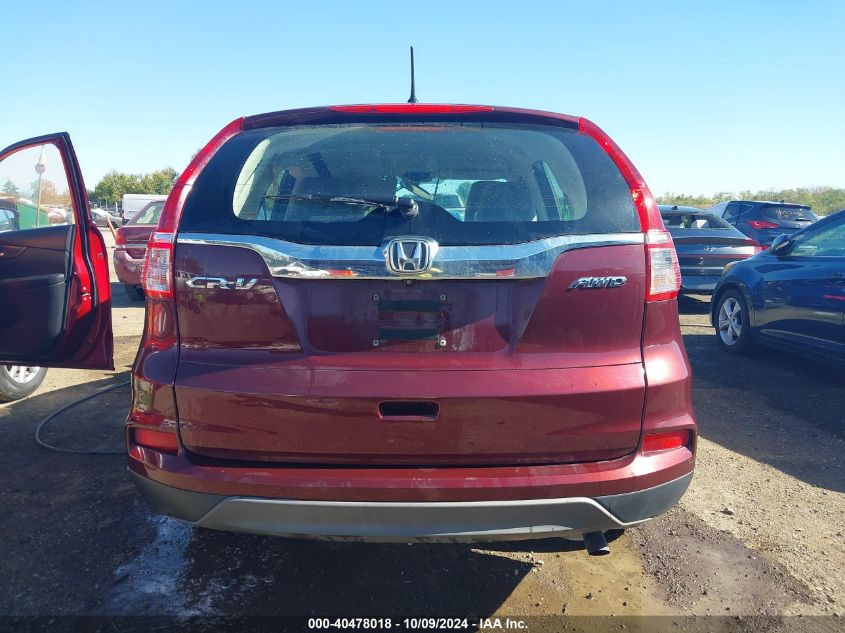 5J6RM4H34FL021324 2015 Honda Cr-V Lx