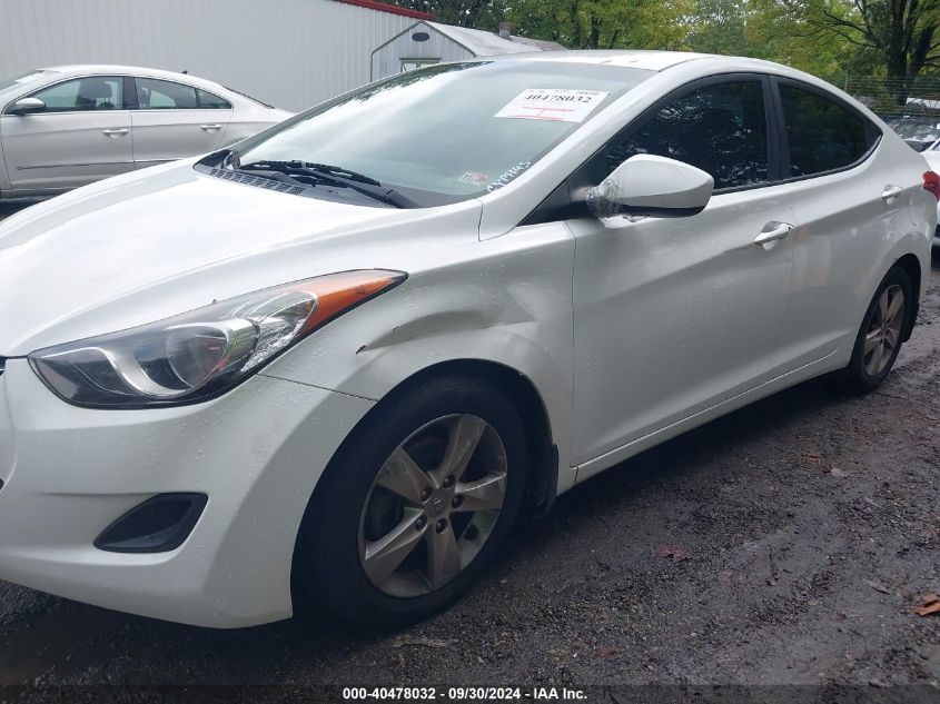 2013 Hyundai Elantra Gls VIN: 5NPDH4AE6DH432953 Lot: 40478032