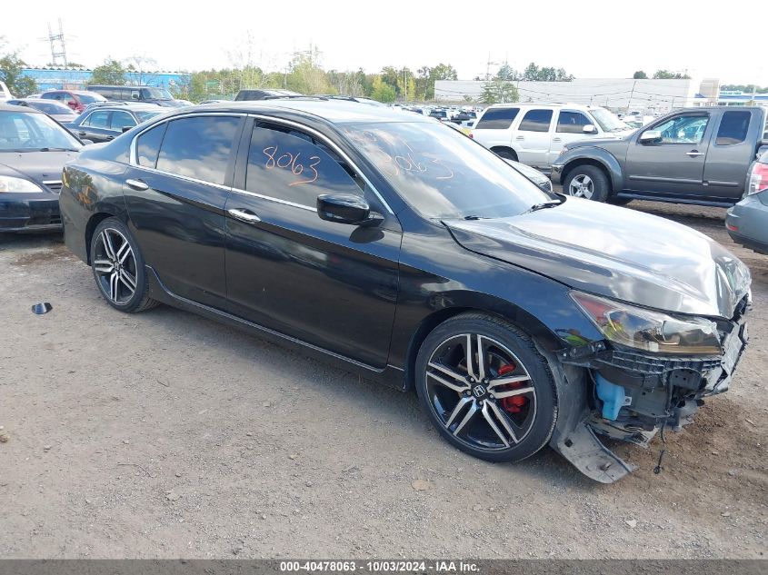 1HGCR2F56HA007155 2017 Honda Accord Sport