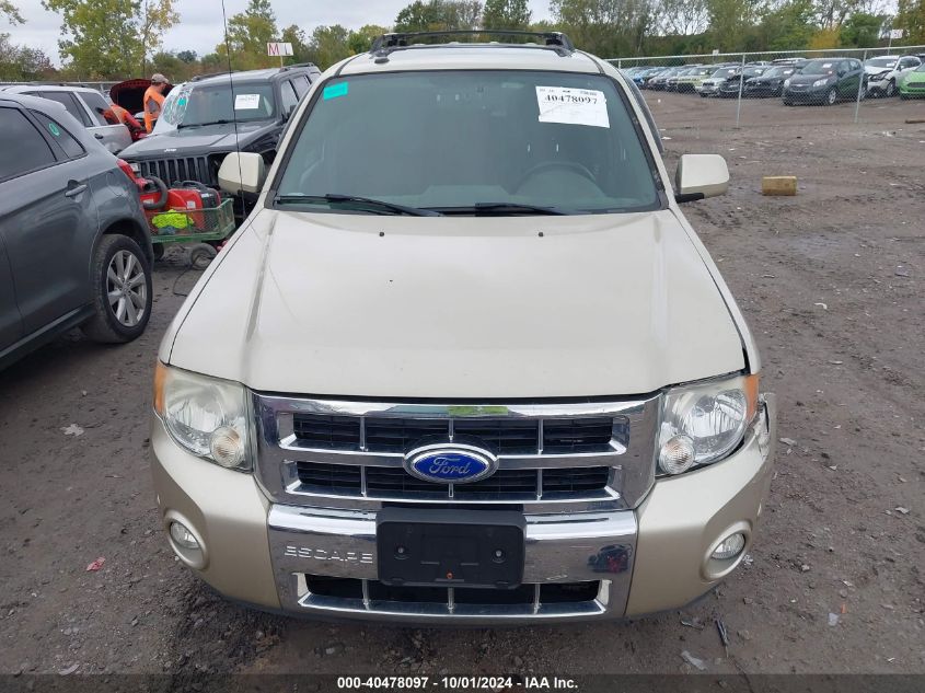 1FMCU9EG2CKB51244 2012 Ford Escape Limited