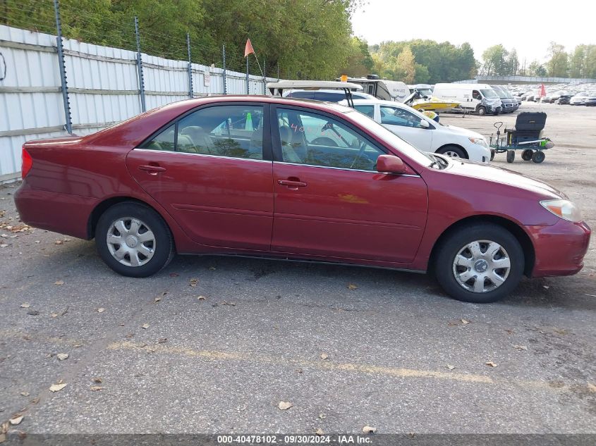 2004 Toyota Camry Le VIN: 4T1BE32K34U303438 Lot: 40478102