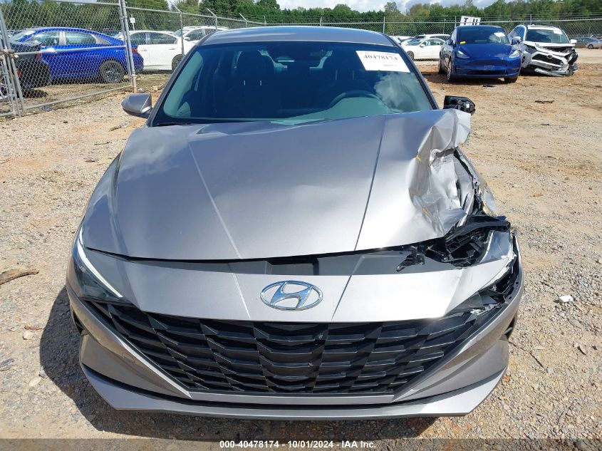 2022 Hyundai Elantra Sel VIN: KMHLM4AG9NU351635 Lot: 40478174