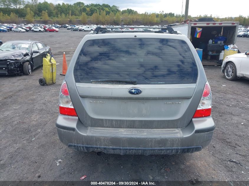 2006 Subaru Forester 2.5X VIN: JF1SG63676H705126 Lot: 40478204