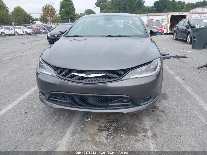 2016 Chrysler 200 S VIN: 1C3CCCBG9GN151825 Lot: 40478213