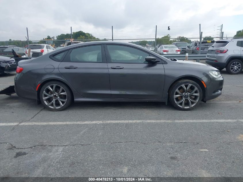 2016 Chrysler 200 S VIN: 1C3CCCBG9GN151825 Lot: 40478213