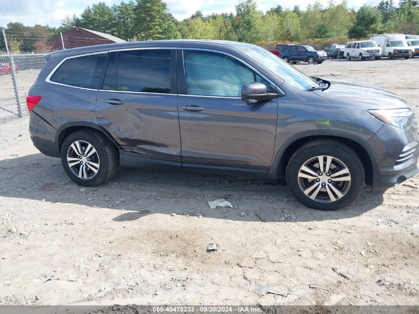 2018 Honda Pilot Ex-L VIN: 5FNYF6H50JB028131 Lot: 40478233