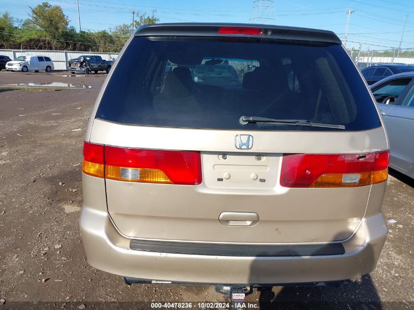 2002 Honda Odyssey Lx VIN: 2HKRL18572H534557 Lot: 40478236