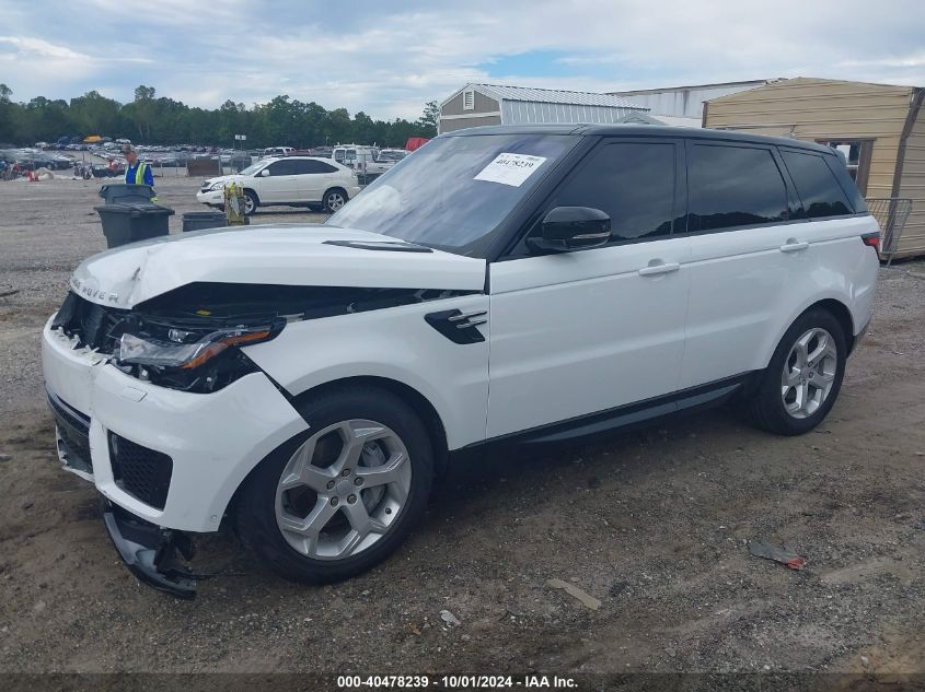 2019 Land Rover Range Rover Sport Hse VIN: SALWR2RV2KA420360 Lot: 40478239