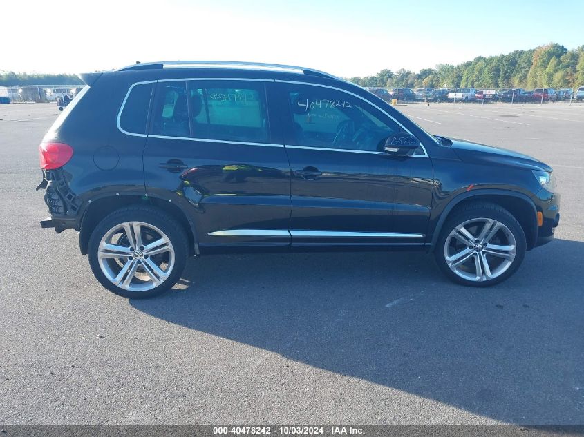 2014 Volkswagen Tiguan R-Line VIN: WVGAV3AX7EW029658 Lot: 40478242