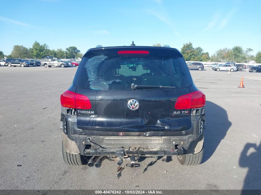 2014 Volkswagen Tiguan R-Line VIN: WVGAV3AX7EW029658 Lot: 40478242