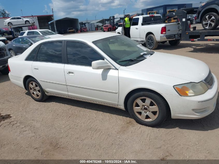 2002 Toyota Avalon Xl VIN: 4T1BF28B62U222171 Lot: 40478248