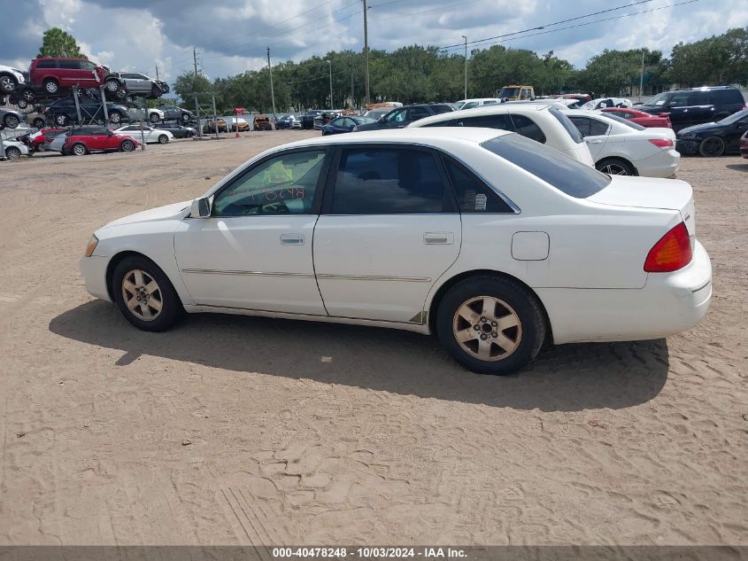 2002 Toyota Avalon Xl VIN: 4T1BF28B62U222171 Lot: 40478248