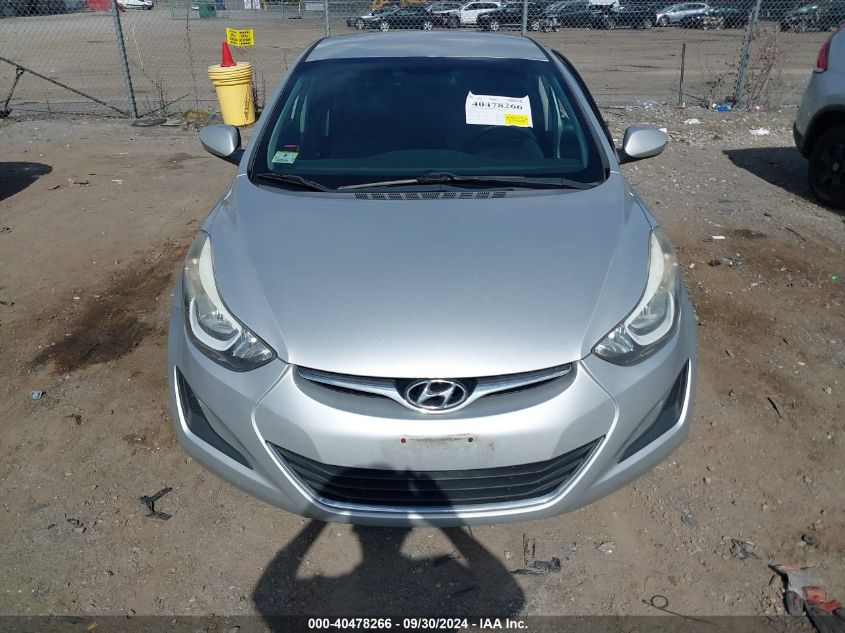 2015 Hyundai Elantra Se VIN: 5NPDH4AE6FH600092 Lot: 40478266