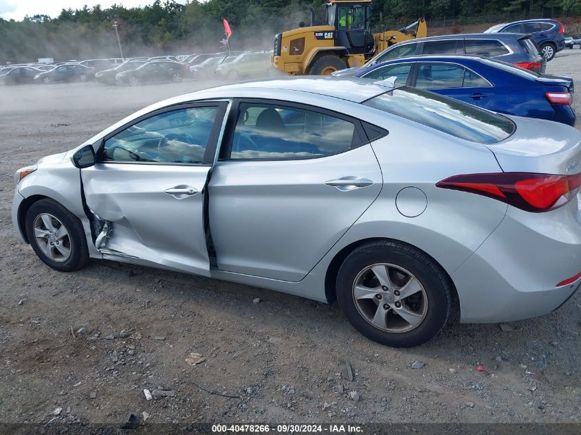 2015 Hyundai Elantra Se VIN: 5NPDH4AE6FH600092 Lot: 40478266