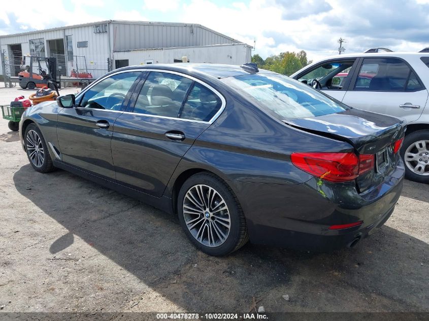 VIN WBAJA7C55JWA73381 2018 BMW 5 Series, 530I Xdrive no.3