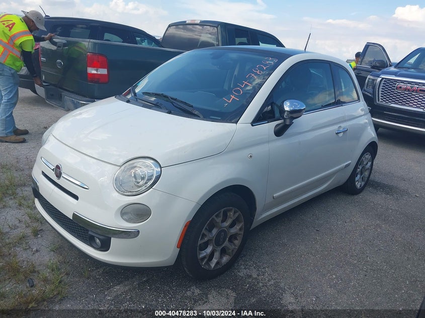 VIN 3C3CFFCR2HT659242 2017 FIAT 500 LOUNGE