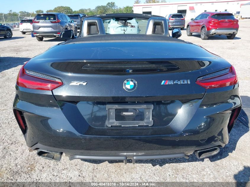 2020 BMW Z4 M40I VIN: WBAHF9C05LWW41158 Lot: 40478316