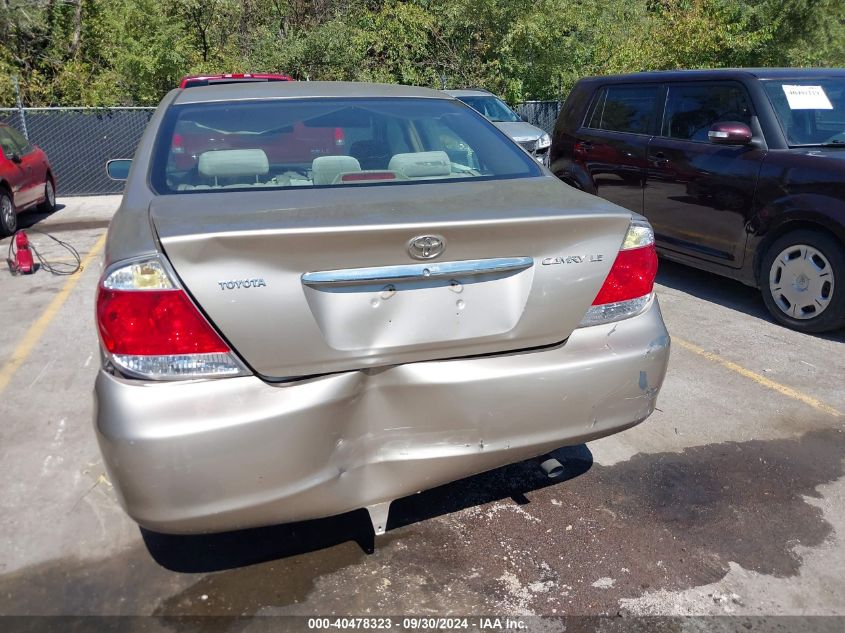 2006 Toyota Camry Le VIN: 4T1BE32K46U158770 Lot: 40478323