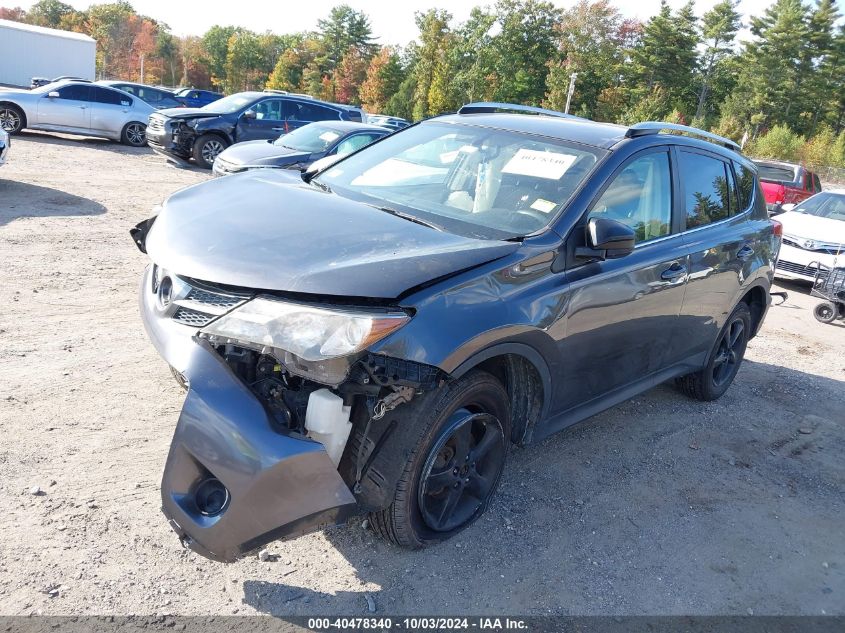 VIN JTMBFREV2FJ024366 2015 Toyota RAV4, LE no.2