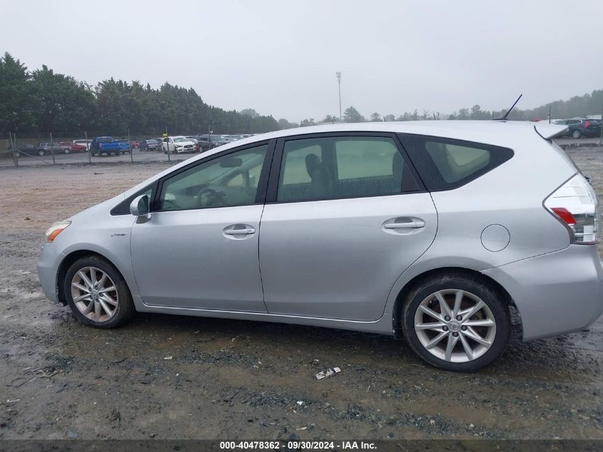 2014 Toyota Prius V Five VIN: JTDZN3EU7E3330519 Lot: 40478362