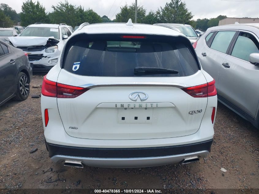 2021 Infiniti Qx50 Luxe VIN: 3PCAJ5BB1MF110415 Lot: 40478365