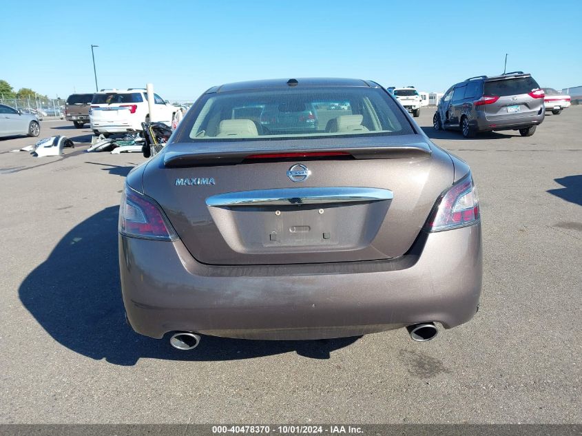 2012 Nissan Maxima S/Sv VIN: 1N4AA5AP8CC806302 Lot: 40478370