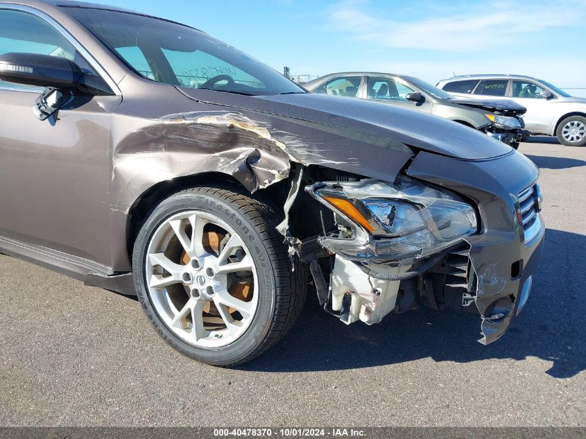 2012 Nissan Maxima S/Sv VIN: 1N4AA5AP8CC806302 Lot: 40478370